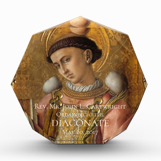 セントスチーブン聖職授与式のDIACONATEの執事 フォトブロック (正面)