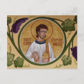 セントスティーブンザプロトマーティン祈りの言葉カード ポストカード (正面)