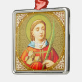 セントスティーブン(SNV 26)プレミアムスクエア メタルオーナメント (左)