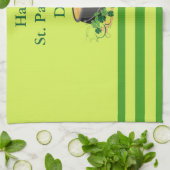 セントストライプ・パトリックの キッチンタオル (折り畳み)