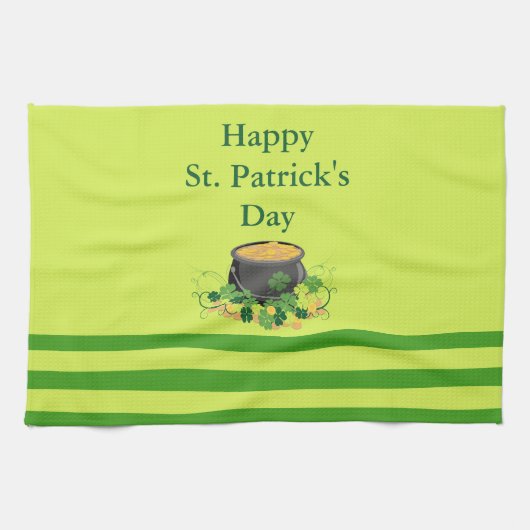 セントストライプ・パトリックの キッチンタオル (横)