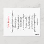 セントスピリドン祈りの言葉カード ポストカード (裏面)