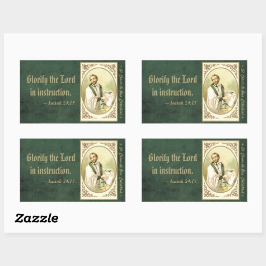 セントセサールドバス(SLE 001) 長方形シール (シート)