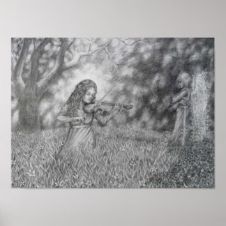 セントセシリアのカードストックプリント ポスター