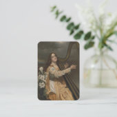 セントセシリアミュージシャンカトリック祈りの言葉 プレイスカード (スタンド正面)