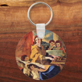 セントセシリア最高のバイプッシンニコラス キーホルダー (正面)