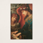 セントセシリア祈りの言葉ミュージシャンヴィンテージ聖札 (正面)