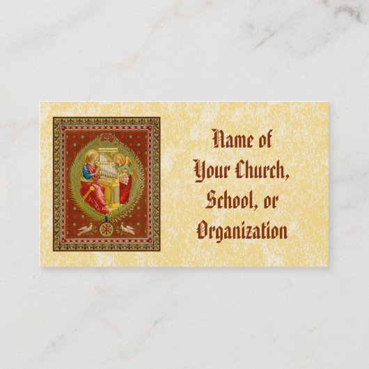 セントセシリア・オブ・ローマ(SNV 36、スタイル1) 名刺 (裏面)