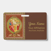 セントセシリア・オブ・ローマ(SNV 36、スタイル2) バッジ (裏面)