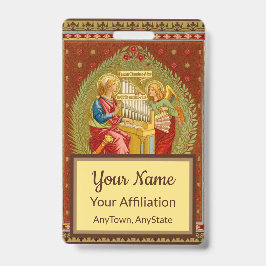 セントセシリア・オブ・ローマ(SNV 36、スタイル3) バッジ