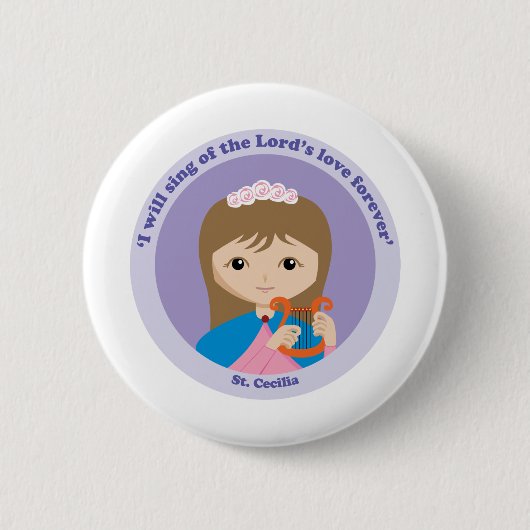 セントセシリア 缶バッジ (正面)