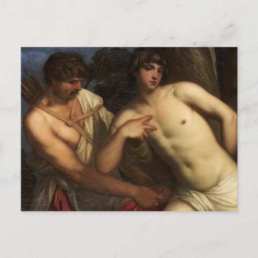 セントセバスチャンが拘束されている ポストカード (正面)