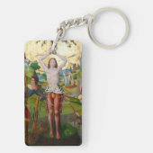 セントセバスチャンの第1殉教(M 013) キーホルダー (裏面)