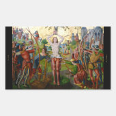 セントセバスチャンの第1殉教(M 013) 長方形シール (正面)