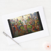 セントセバスチャンの第1殉教(M 013) 長方形シール (封筒)