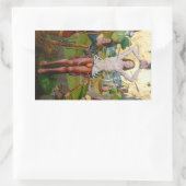 セントセバスチャンの第1殉教(M 013) 長方形シール (バッグ)