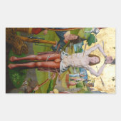 セントセバスチャンの第1殉教(M 013) 長方形シール (正面)