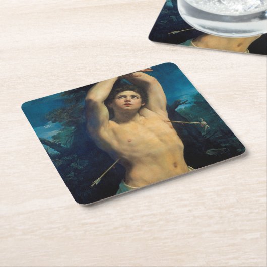 セントセバスチャン（セントセバスチャン）、グイド・レニ スクエアペーパーコースター (アングル)