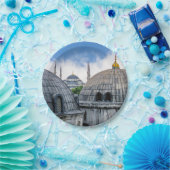 セントソフィー大聖堂とブルーモスク – イスタンブール ペーパープレート (パーティー)