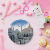 セントソフィー大聖堂とブルーモスク – イスタンブール ペーパープレート (パーティー)