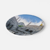 セントソフィー大聖堂とブルーモスク – イスタンブール ペーパープレート (アングル)