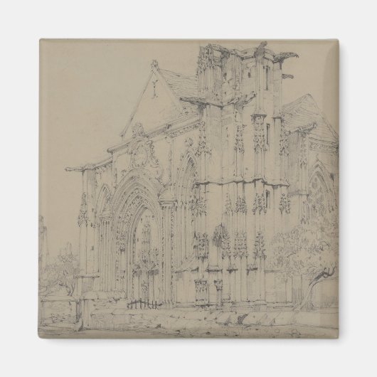 セントソーヴェール、ダイブ、ノルマンディ、c.1821 マグネット (正面)