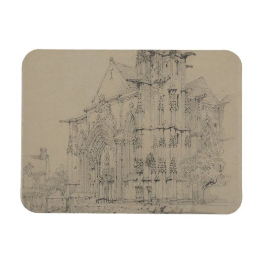 セントソーヴェール、ダイブ、ノルマンディ、c.1821 マグネット (横)