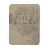 セントソーヴェール、ダイブ、ノルマンディ、c.1821 マグネット (縦)