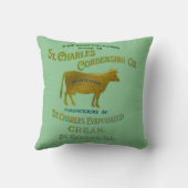 セントチャールズイリノイ乳製品カウミルククリーム1899 クッション (裏面)