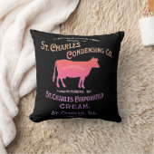 セントチャールズイリノイ乳製品カウミルククリーム1899 クッション (ブランケット)