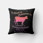 セントチャールズイリノイ乳製品カウミルククリーム1899 クッション (裏面)