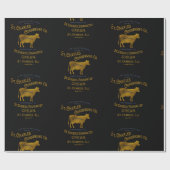 セントチャールズイリノイ乳製品カウミルククリーム1899 ラッピングペーパー (フラット)