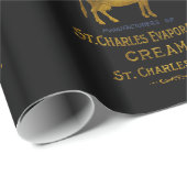 セントチャールズイリノイ乳製品カウミルククリーム1899 ラッピングペーパー (ロールコーナー)