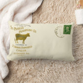 セントチャールズイリノイ乳製品カウミルククリーム1899 ランバークッション (ブランケット)