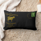 セントチャールズイリノイ乳製品カウミルククリーム1899 ランバークッション (ブランケット)