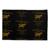 セントチャールズイリノイ乳製品カウミルククリーム1899 枕カバー (裏面)