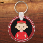 セントチャールズ・ボロメオ キーホルダー (正面)