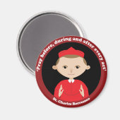 セントチャールズ・ボロメオ マグネット (正面/裏面)