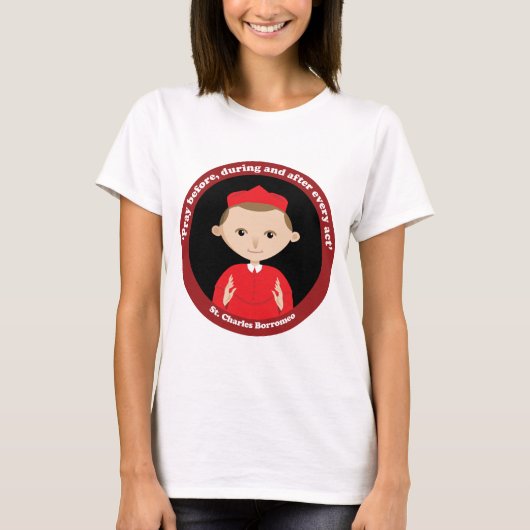 セントチャールズ・ボロメオ Tシャツ (正面)