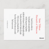 セントティコン祈りの言葉カード ポストカード (裏面)