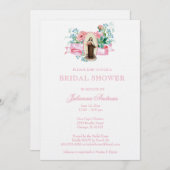 セントテエレガントリーズフローラカトリックブライダルシャワー 招待状 (正面/裏面)