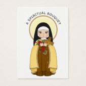 セントテリーズイエススピリチュアルブーケ祈りの言葉カード (正面)