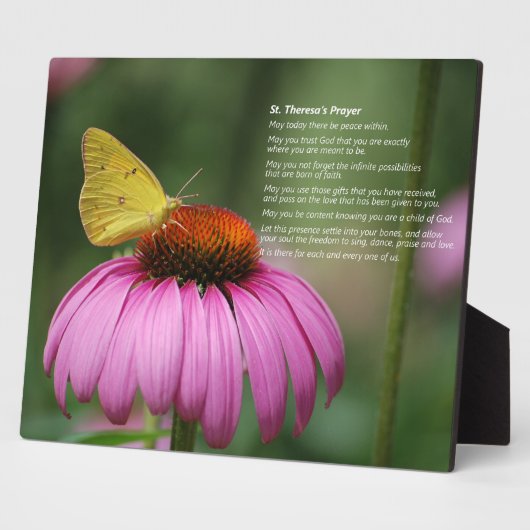 セントテレサの祈りの言葉 – プラーク (側面)