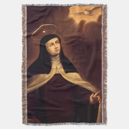 セントテレサデアヴィラカトリック聖テレースアルコ スローブランケット (正面縦)