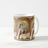 セントテレーズマザーメアリーベビーイエスマンガーバラ コーヒーマグカップ (正面右)