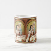 セントテレーズマザーメアリーベビーイエスマンガーバラ コーヒーマグカップ (中央)