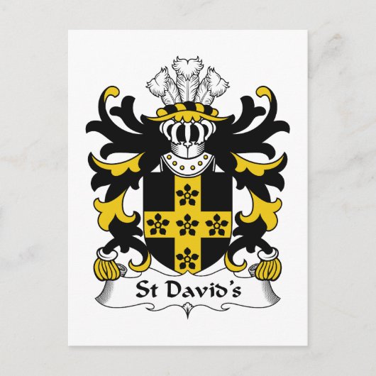セントデビッド家紋 ポストカード (正面)