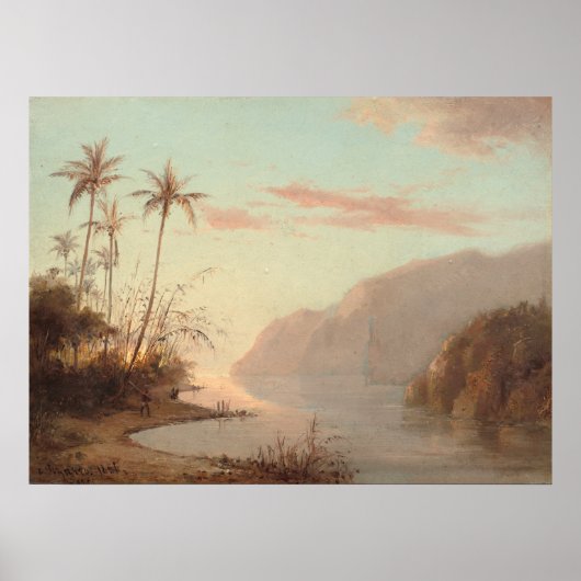 セントトマスのクリーク – カミーユピサロファインアート ポスター (正面)