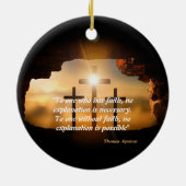 セントトマスアクィナス引用文オンフェイスセラミックオルネーム セラミックオーナメント (裏面)