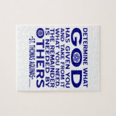 セントトマスアクィナス引用文 ジグソーパズル (横)